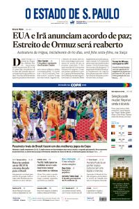 Estadão - Edição de 15 de Junho de 2026