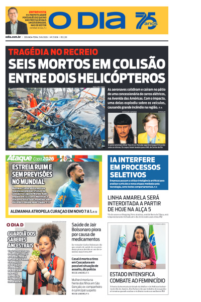 O DIA - Edição de 15 de Junho de 2026