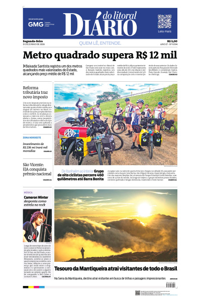 Diário do Litoral – Edição de 15 de junho de 2026