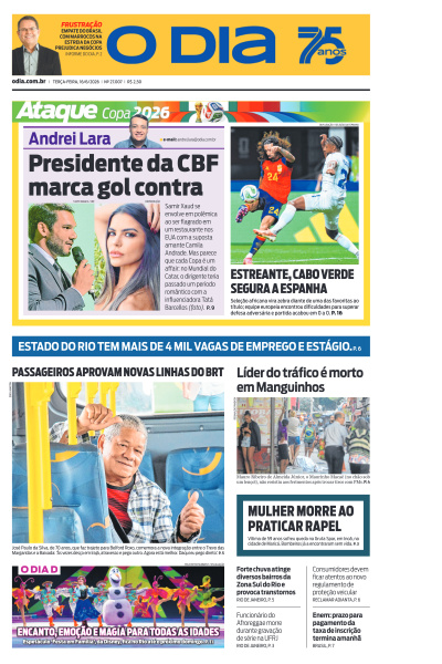 O DIA - Edição de 16 de Junho de 2026