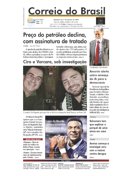 Correio do Brasil - Edição de 17 de Junho de 2026