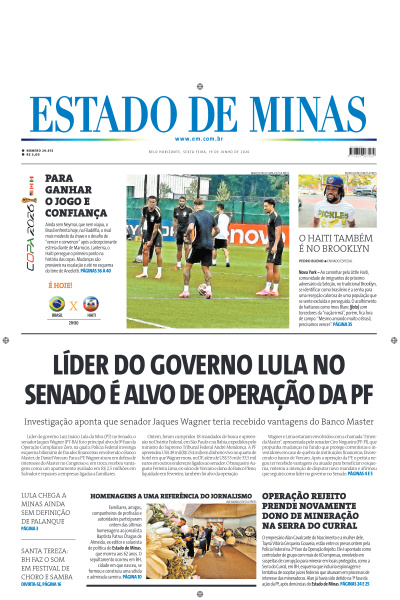 Estado de Minas - Edição de 19 de Junho de 2026