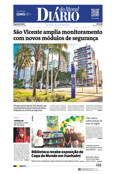 Diário do Litoral – Edição de 22 de junho de 2026