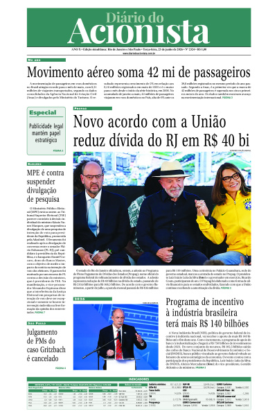 Diário do Acionista - 23 de junho de 2026
