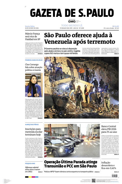 Gazeta de S. Paulo - Edição de 26 de Junho de 2026