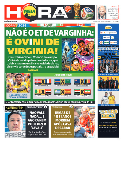 MEIA HORA - Edição de 26 de Junho de 2026