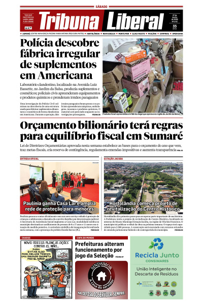 Tribuna Liberal - Edição de 27 de Junho de 2026