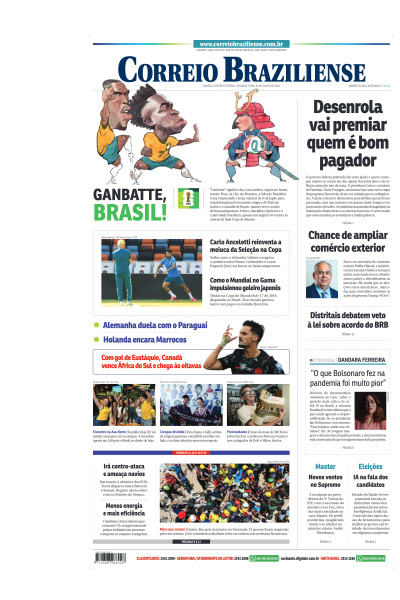 Correio Braziliense - Edição de 29 de Junho de 2026