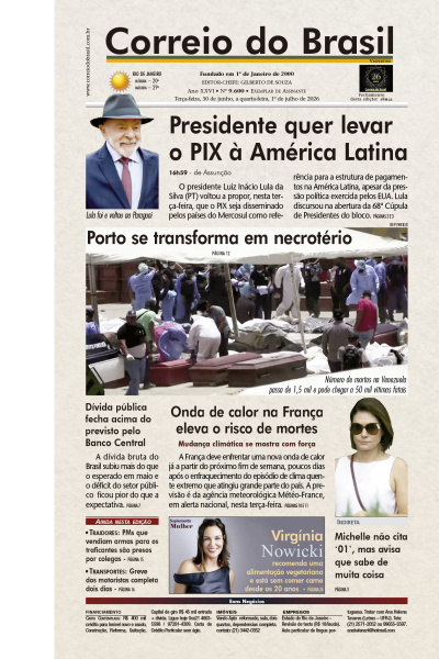 Correio do Brasil - Edição de 01 de Julho de 2026