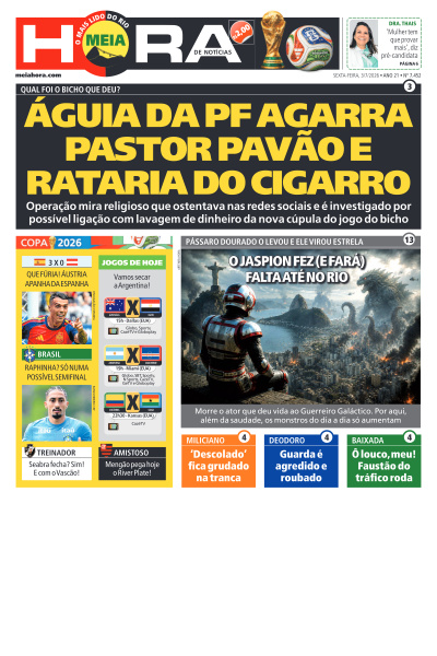 MEIA HORA - Edição de 03 de Julho de 2026