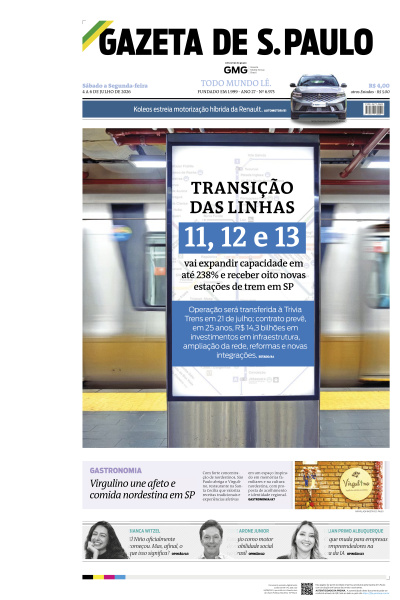 Gazeta de S. Paulo - Edição de 04 de Julho de 2026