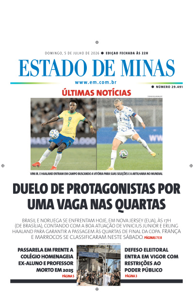 Estado de Minas - Edição de 05 de Julho de 2026