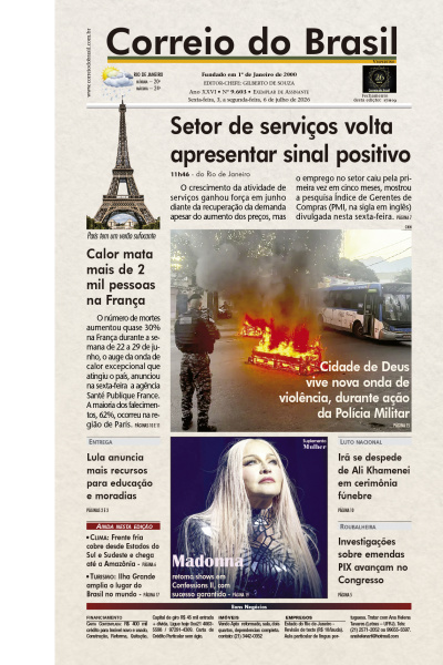 Correio do Brasil - Edição de 06 de Julho de 2026