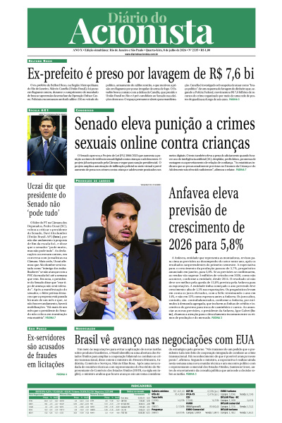 Diário do Acionista - 08 de julho de 2026
