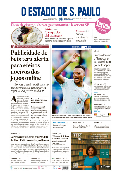 Estadão - Edição de 10 de Julho de 2026