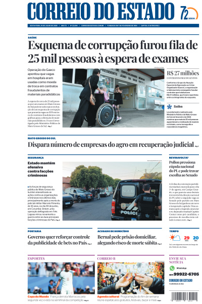 Correio do Estado - Edição de 10 de Julho de 2026