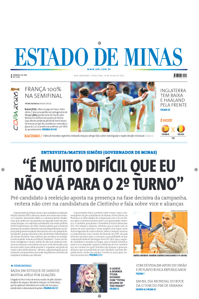 Estado de Minas - Edição de 10 de Julho de 2026