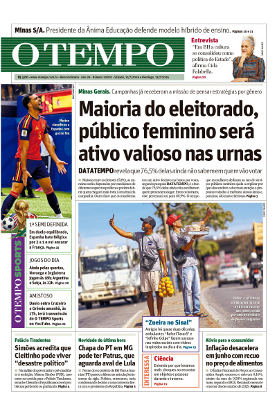 O TEMPO - Edição de 11 de Julho de 2026