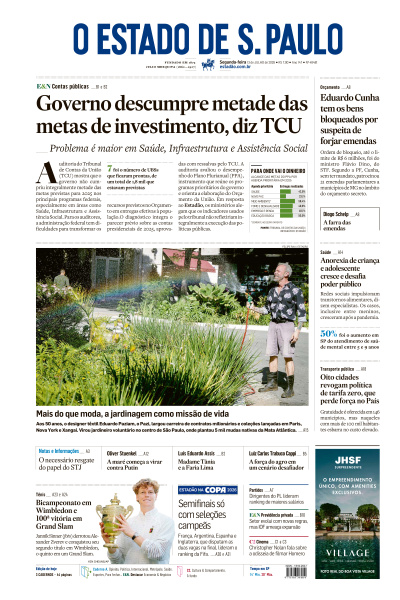 Estadão - Edição de 13 de Julho de 2026