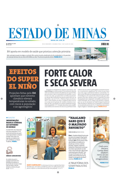 Estado de Minas - Edição de 13 de Julho de 2026