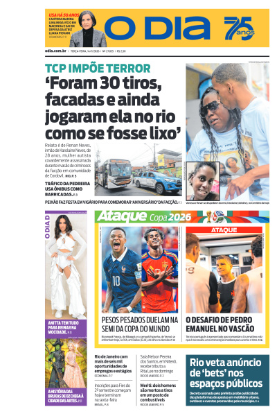 O DIA - Edição de 14 de Julho de 2026