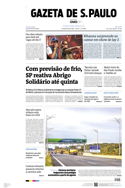 Gazeta de S. Paulo - Edição de 14 de Julho de 2026