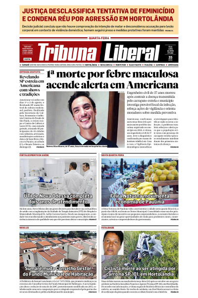 Tribuna Liberal - Edição de 15 de Julho de 2026