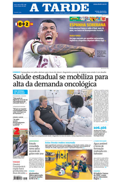 A TARDE - Edição de 15 de Julho de 2026