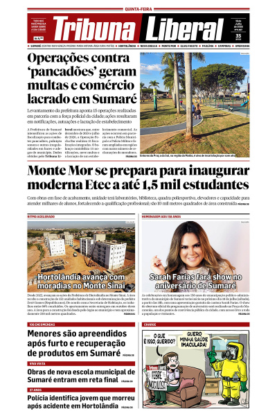 Tribuna Liberal - Edição de 16 de Julho de 2026