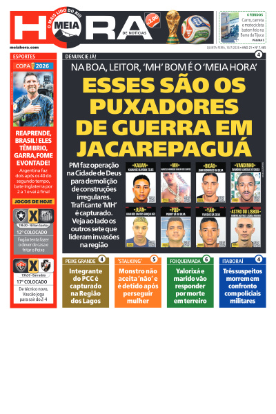 MEIA HORA - Edição de 16 de Julho de 2026
