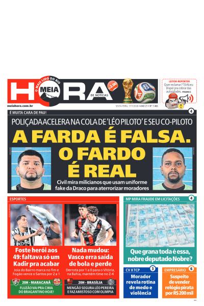 MEIA HORA - Edição de 17 de Julho de 2026