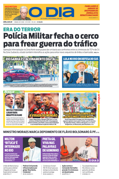 O DIA - Edição de 18 de Julho de 2026