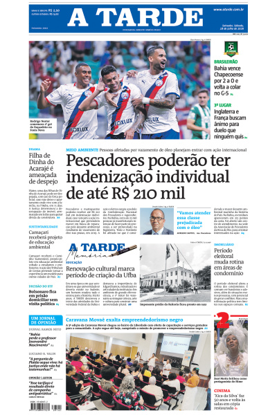 A TARDE - Edição de 18 de Julho de 2026