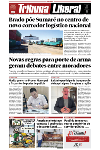 Tribuna Liberal - Edição de 19 de Julho de 2026