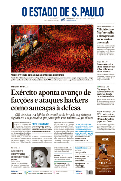 Estadão - Edição de 21 de Julho de 2026