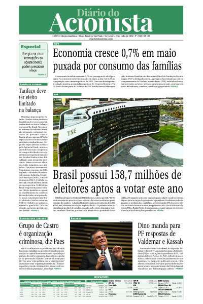Diário do Acionista - 21 de julho de 2026