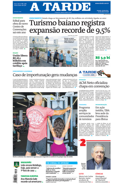A TARDE - Edição de 23 de Julho de 2026