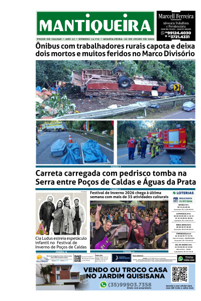 Mantiqueira - Edição de 23 de Julho de 2026