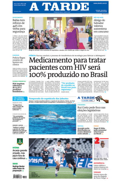 A TARDE - Edição de 24 de Julho de 2026
