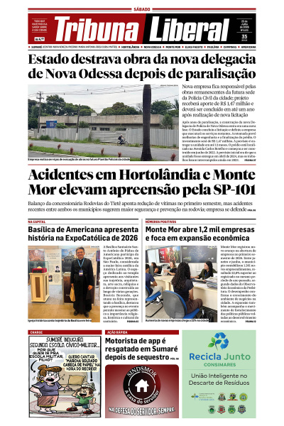Tribuna Liberal - Edição de 25 de Julho de 2026