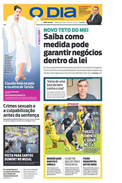O DIA - Edição de 26 de Julho de 2026