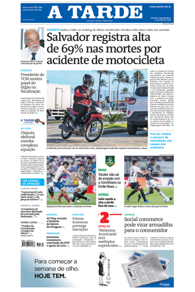 A TARDE - Edição de 27 de Julho de 2026