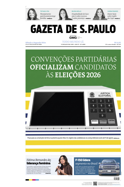 Gazeta de S. Paulo - Edição de 27 de Julho de 2026