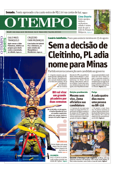 O TEMPO - Edição de 28 de Julho de 2026