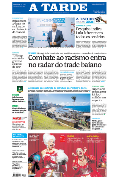 A TARDE - Edição de 29 de Julho de 2026