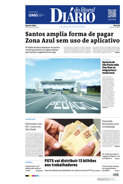 Diário do Litoral - Edição de 29 de Julho de 2026