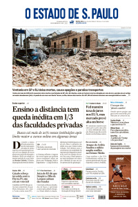 Estadão - Edição de 30 de Julho de 2026