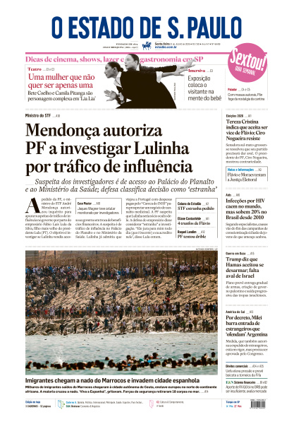 Estadão - Edição de 31 de Julho de 2026