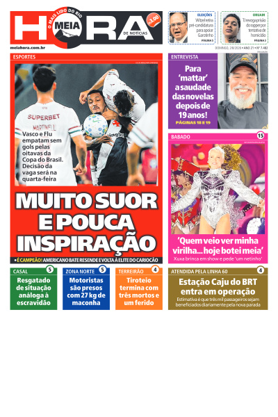 MEIA HORA - Edição de 02 de Agosto de 2026
