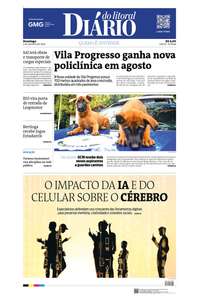 Diário do Litoral – Edição de 02 de agosto de 2026